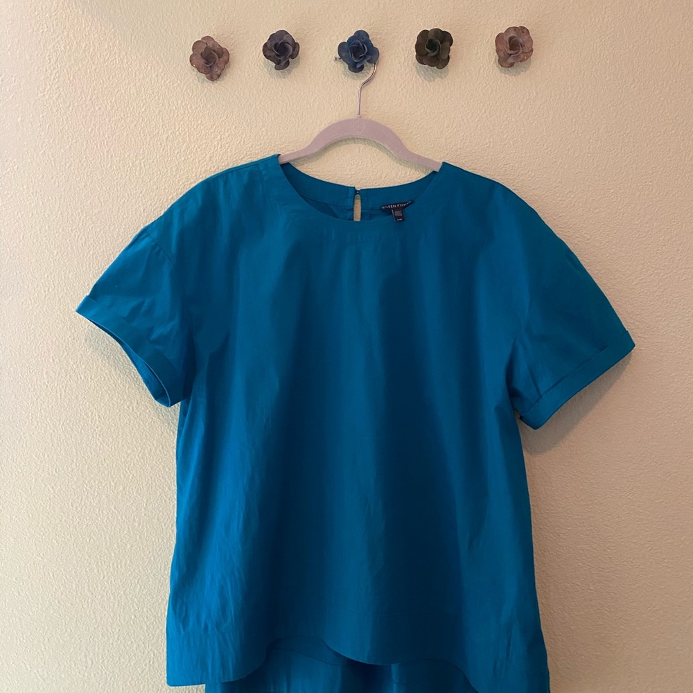 Eileen Fisher Blue Top